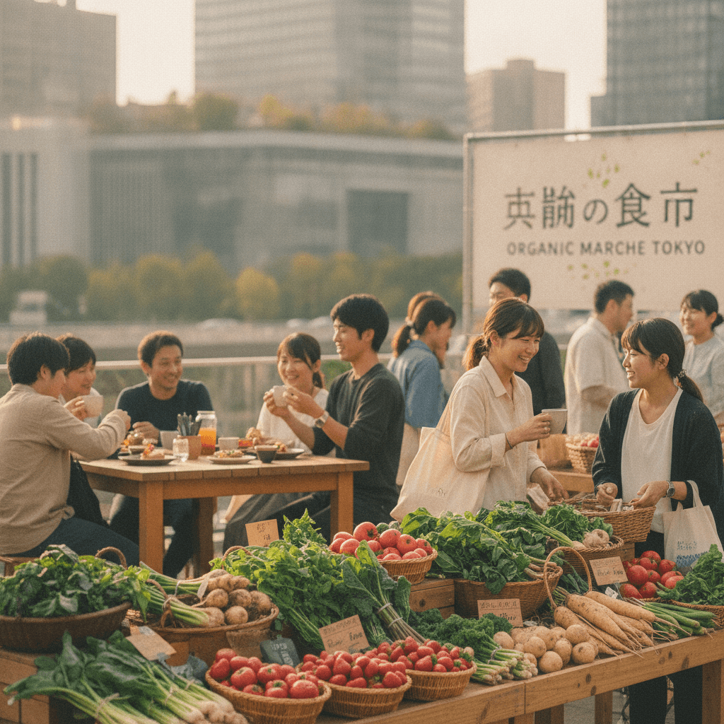 東京オーガニックマルシェ徹底ガイド:都市と農村を繋ぐ「共創の食卓」