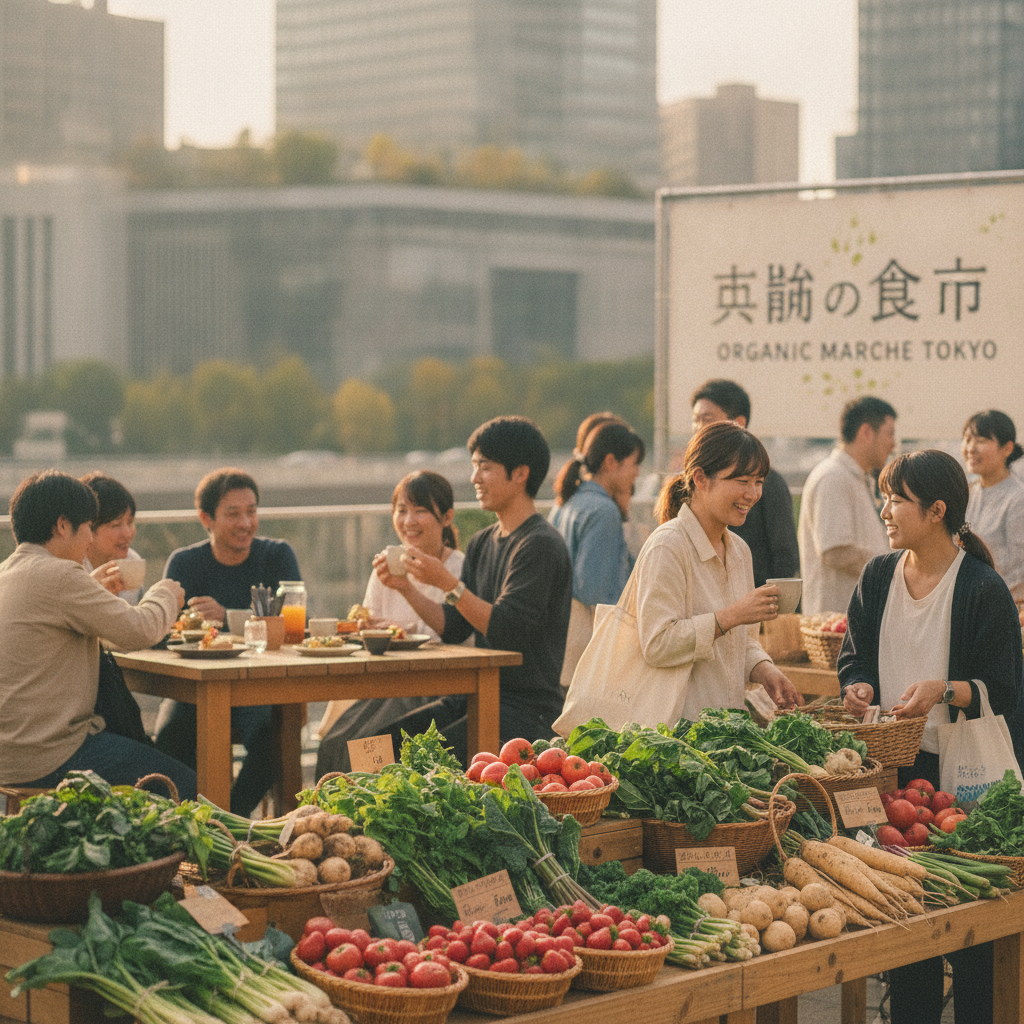 東京オーガニックマルシェ徹底ガイド:都市と農村を繋ぐ「共創の食卓」